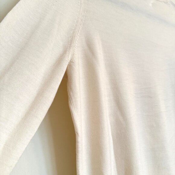 Zadig Voltaire Miss Camo Skull Ivory Merino Wool Sweater Size Large NWOT - Picture 13 of 16